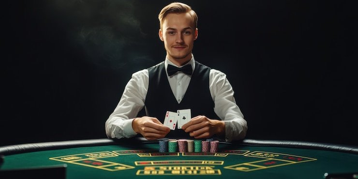 natlan card games interface showing multiple roulette tables with different stake levels and dealer profiles